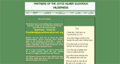 Desktop Screenshot of joycekilmerslickrock.org